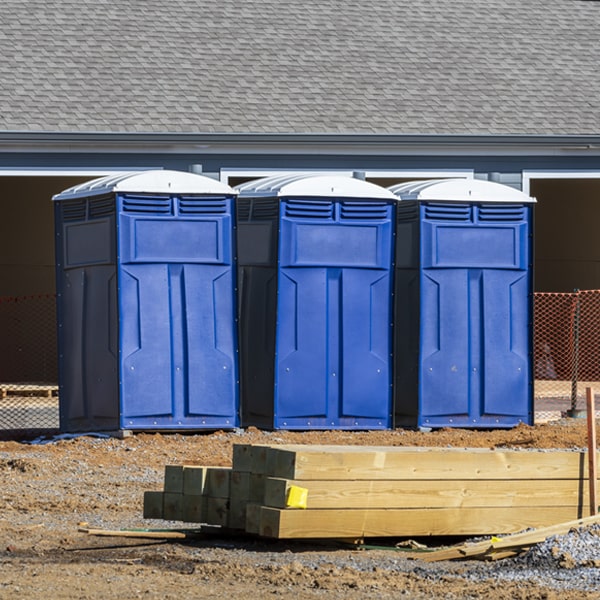 are there any restrictions on what items can be disposed of in the portable toilets in Shrewsbury WV